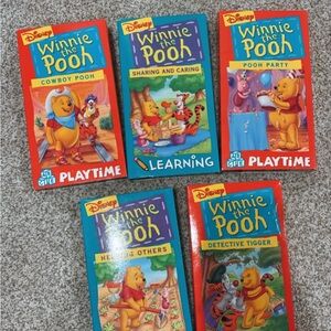 Winnie the Pooh VHS Collection (5 Total), Great Clean Condition!